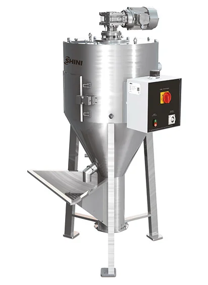 SVM-U Vertikaler Mischer Dosiergerät Mischer Kunststoff SHINI Schweiz