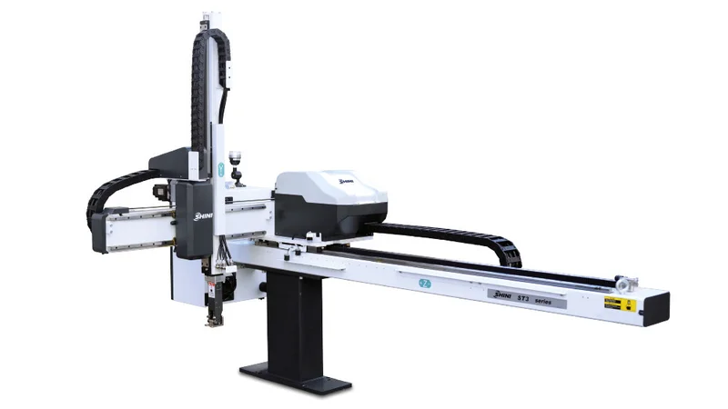 ST3 Standard Drei-Achsen Roboter mit Servoantrieb Entnahmeroboter Spritzgiessmaschine SHINI Schweiz